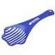aerial view a blue paw - shaped pet litter scoop, image 1 of 2