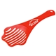 aerial view a red paw - shaped pet litter scoop, image 1 of 2