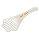 aerial view a translucent frost paw - shaped pet litter scoop, image 1 of 2