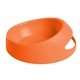 aerial view a orange 10 oz scoop - it bowl pet food scoop, image 1 of 2