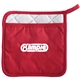 aerial view a red ad - holder(tm) 100 cotton canvas pot holder, image 1 of 2