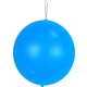a blue 16 latex punch balloon