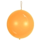 a orange 16 latex punch balloon