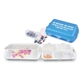 a group of fill, fold and fly medicine box