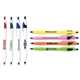 a group of plastic contour barrel pen