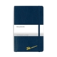 aerial view a sapphire blue moleskine(r) soft cover ruled large notebook, image 1 of 4