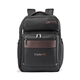 aerial view a black/brown samsonite kombi large backpack, image 1 of 12