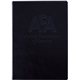 a black large bohemian notebook