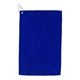 aerial view a royal blue tone - on - tone golf towels, image 1 of 4