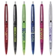 a group of clear clics plunger pen