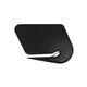 a black colorful easy - glide letter opener