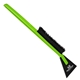 a black blade & lime green handle deluxe snowbrush ice scraper