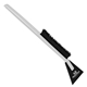 a black blade & white handle deluxe snowbrush ice scraper