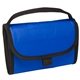 aerial view a royal blue foldable lunch bag, image 1 of 4