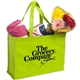 aerial view a lime non woven celebration multi color shopping tote 16 x 12, image 1 of 2