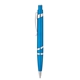 aerial view a light blue montina ballpoint pen, image 1 of 3