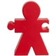 aerial view a red solidarity figure stress reliever, image 1 of 2