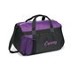 aerial view a purple sequel sport bag, image 1 of 2