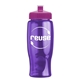 a transparent violet bottle & pink lid poly - pure - 27 oz transparent bottle with push pull lid