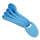 aerial view a azul blue measuring spoon set, image 1 of 2