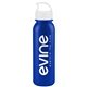a metallic blue bottle & white lid terrain - 24 oz metalike bottle with crest lid