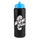 a black bottle & cyan lid 32 oz the sports quart - v