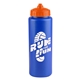 a royal blue bottle & orange lid 32 oz the sports quart - v