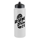 a white bottle & black lid 32 oz the sports quart - v