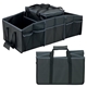 aerial view a black optimum - iii trunk organizer with cooler, image 1 of 16