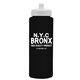 a black bottle & white lid the athlete - 32 oz sports premium bottle