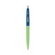 a julep barrel & royal cap clic pen - blue and black ink