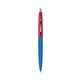 a royal barrel & red cap clic pen - blue and black ink