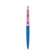 a royal barrel & pink lemonade cap clic pen - blue and black ink