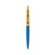 a royal barrel & creamsicle cap clic pen - blue and black ink