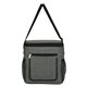 aerial view a gray with black slade cooler lunch bag, image 1 of 5