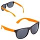 aerial view a orange naples durable uv400 protective sunglasses, image 1 of 2