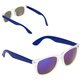 aerial view a blue key west mirrored sunglasses, image 1 of 3