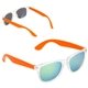 aerial view a orange key west mirrored sunglasses, image 1 of 2
