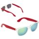 aerial view a red key west mirrored sunglasses, image 1 of 2