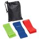 aerial view a black power grip 3- piece fitness band set, image 1 of 2