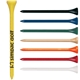 a group of promotional custmizable 3 1/4 plus golf tee