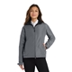aerial view a steel grey/true black port authority(r) womens challenger(tm) jacket, image 1 of 5