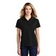 aerial view a black sport - tek(r) womens dri - mesh(r) pro polo - colors, image 1 of 6