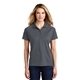 aerial view a steel sport - tek(r) womens dri - mesh(r) pro polo - colors, image 1 of 6
