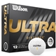 a group of wilson ultra distance golf balls