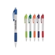 a group of fusion silver pen w / colored gripper accents