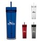 a group of 16 oz tube tumbler with straw