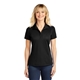 aerial view a black sport - tek(r) womens micropique sport - wick(r) polo - colors, image 1 of 6