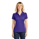 aerial view a purple sport - tek(r) womens micropique sport - wick(r) polo - colors, image 1 of 6