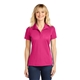 aerial view a pink raspberry sport - tek(r) womens micropique sport - wick(r) polo - colors, image 1 of 6